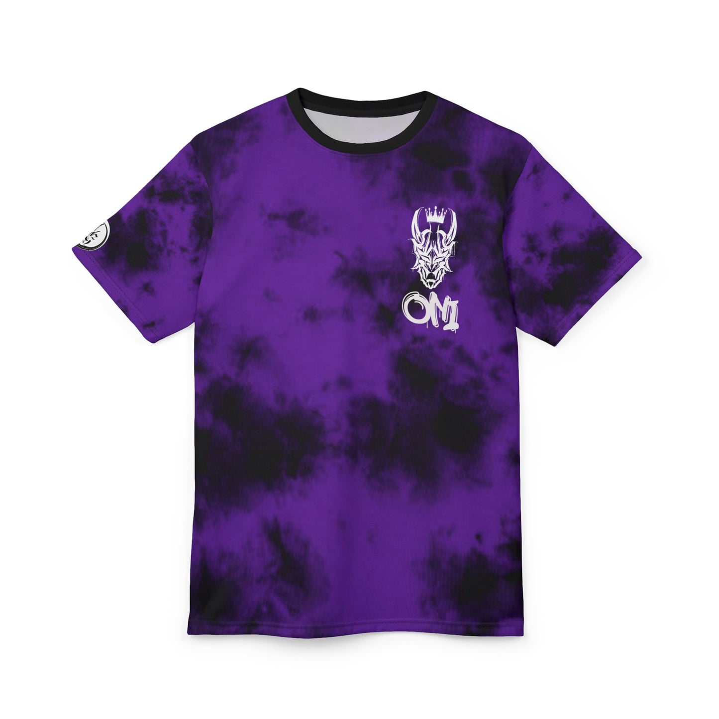 BadGirl Clothing Unisex Tee Purple Tie-Dye Design