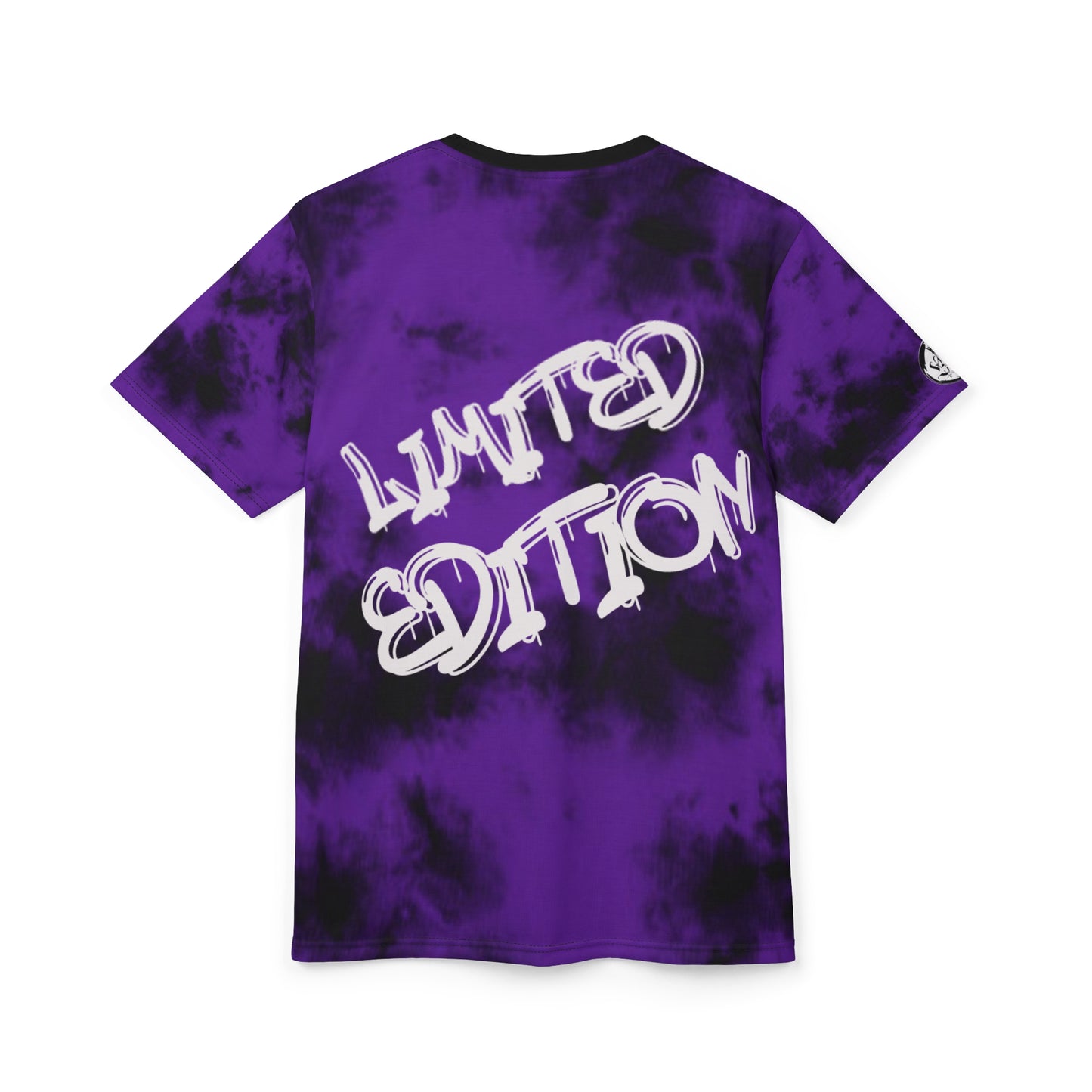BadGirl Clothing Unisex Tee Purple Tie-Dye Design