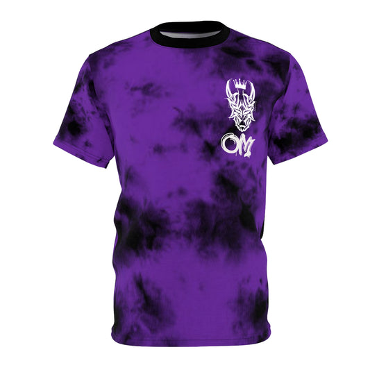 BadGirl Clothing Unisex Tee Purple Tie-Dye Design
